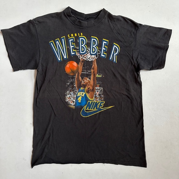 RARE Vintage 90s Nike Chris Webber T-Shirt
